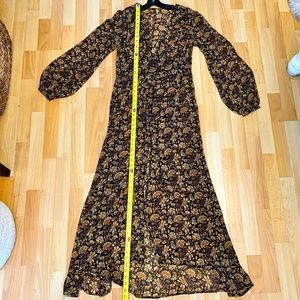 Free People Valerie Duster Maxi Dress Size Small